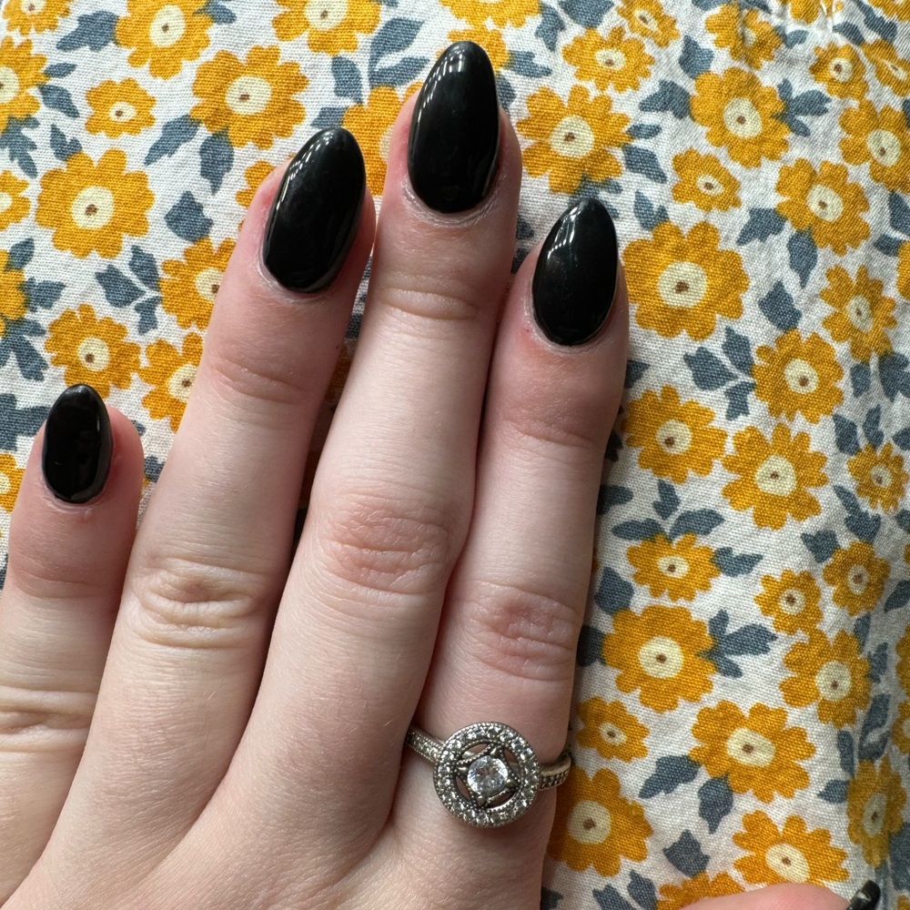 Silver pandora ring